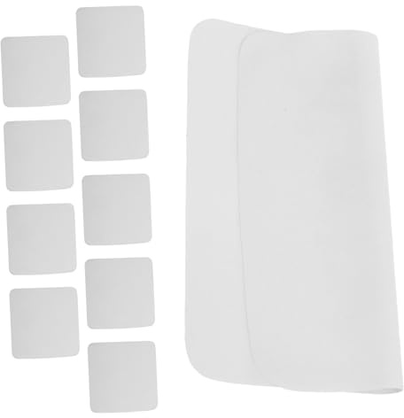 VILLCASE 10pcs Suede Cleaner for Jewelry Polishing Cloths Gentle Cleaning Cloth for Glasses Watch Silverware Maintain Shine