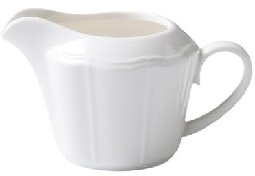 Dh2yjnbf3 Jarra de Leche Olla de cerámica con Relieve for Leche, for Uso doméstico, for Restaurante Occidental, cafetería, Color Blanco, 219 ml, con asa Lechera