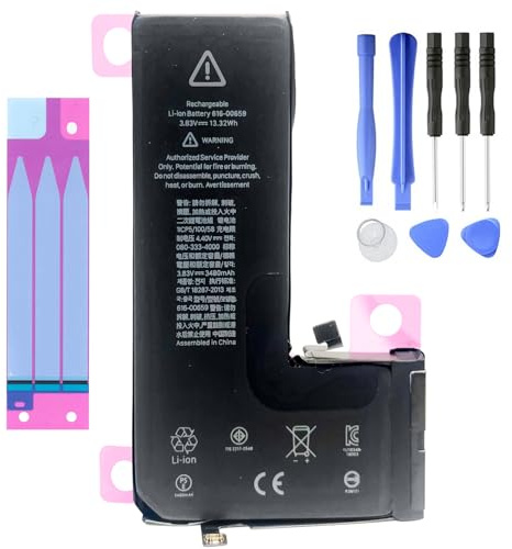 XITAIAN 616-00659 Remplacement Batterie pour iPhone 11 Pro A2215 A2160 A2217 avec kit d'outils(3.83V 13.32Wh 3480mAh)