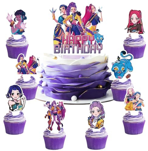 25 Cake Topper,Decorazioni Torta,Cake Topper Compleanno, per Compleanno di Feste per Bambini Ragazzi e Ragazza