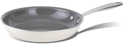 Cookersway Pfanne Induktion Keramikpfanne - Bratpfanne 20cm Ceramic Pan- Gesunde Keramikbeschichtung, Pfanne Ohne Ptfe Und Pfoa Für Tägliches Kleine Kochen Antihaft Pfannen Omelette Pancake
