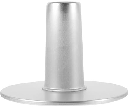 MUELODSIC Molde para Pastel de 15 Cm Fondo Desmontable, Aleación de Aluminio Antiadherente, Molde para Hornear Chiffon Diseño Hueco, Utensilio para Hornear Postres en Casa