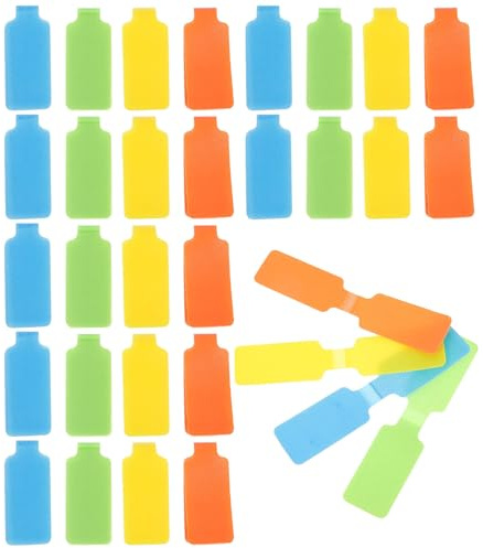 IMUSINICE Etiquetas para Cables Eléctricos de Nylon Diseño de Gancho y Bucle, Multicolor y Reutilizables, 50 Unidades para Organizar Cables de Audio y Ethernet