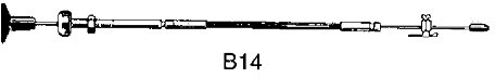 Schakelkabel B14 10ft 3.05m