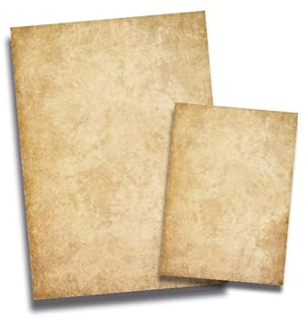 Antikes Briefpapier Altes Papier Vintage Absofine Alt Casanova Mittelalterliches Briefpapier DIN A4 oder A5 Beidseitig hochwertiges 120g (100 Blatt Din A5)