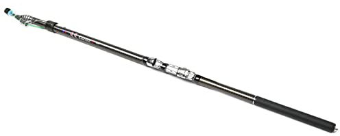 KOCAN Teleskop-Angelrute, 2,7 m/3,6 m/4,5 m/5,4 m/6,3 m Kohlenstofffaser-Angelrute für Casting, 4.5-9 kg, Mittel, Geteilt, Kohlenstofffaser, Edelstahl