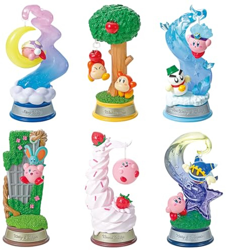Re-Ment Swing Kirby in Dream Land Blind Box – Enthält 1 von 6 Sammler-Minifiguren – lustige und vielseitige Dekoration