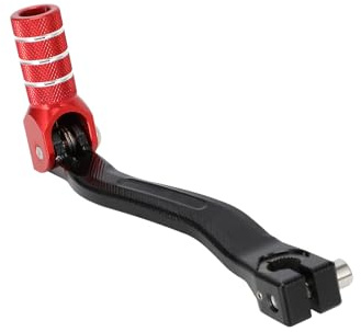 Runfarr Leva del cambio pieghevole per moto, pedale del cambio CNC per CRF125F 2014-2025 Pit Bike-rosso