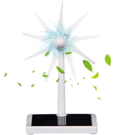 Solar Wind Tool - Solar Windmill Models | Windmill Model Tool | Assembled Rotating Wiind Turbine Science Toys | Windmills Modeels Desk Home Decor | Winds Turbine Early Educational Toy Kids