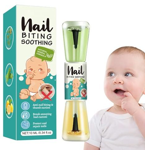 Anti Nagelkau Schutz Lack, Anti-Kau Nagellack 10ml, Natürlicher Nagelpflege Schutz Bitterflüssigkeit Für Finger Gesundheit Gewohnheit Baby Hände