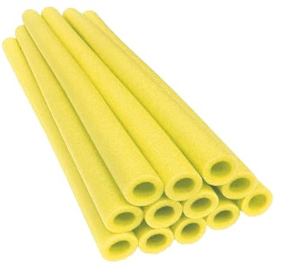 TocaFeank Fundas Espuma para Postes trampolín | Cubiertas para Postes trampolín | 12 Tubos Espuma Colores 40 cm | Tapas para p-ostes Seguridad para Trampolines | Esponja de Tubo espumas Protectora