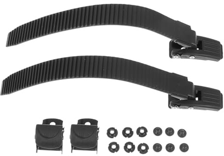 DOITOOL Correas para Patines Aplicables Hebilla Resistente, 2 Juegos (Correa Hebilla Tornillos), Accesorio Funcional para Patines en Línea Ruedas, Repuesto Versátil para Adultos,