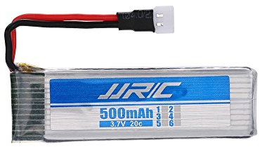 YUNIQUE Deutschland ® 1 Stück JJRC 3.7V 500mAh 25C LiPo Batterie Akku für RC Quadrocopter Drohne