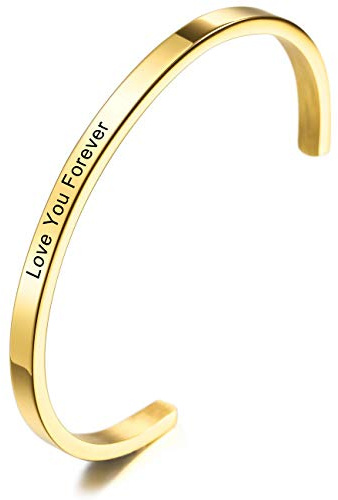 MeMeDIY Personalisierte Armband Gravur Name Identifizierung ID Angepasst für Männer Frauen Mädchen Jungen Wasserdicht Edelstahl Einstellbare Stulpearmband 4mm Breit
