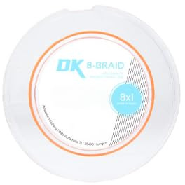 DEKA 8-Braid PE Orange 150 m***8-Fach geflochtene Angelschnur'***hohe Wurfweiten***geringe Dehnung***