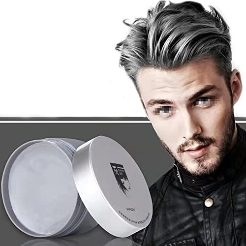 Haarwachs Haarfarbe Temporäres Haarfarbe Waschbar Natürliches Einweg-Haarwachs für DIY Haarstyling Cosplay Allerheiligen