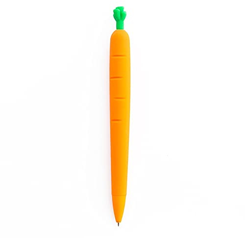 Crayon de confort 1pc mignon carotte orange presse automatique pateuse mécanique de bureau de bureau de bureau de bureau d'étudiant 0.5mm pour Dessin