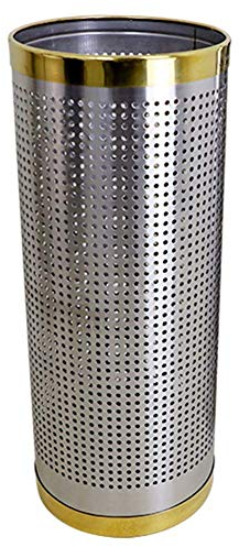 NMDCDH Schirmständer Metallrohrschirmständer für Flur - Edelstahl gebürstet mit perforierter Belüftung Design/Stil 1