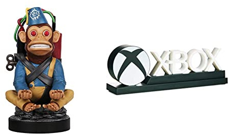 Cable Guys - Call of Duty Monkey Bomb Gaming Accessories Holder & Phone Holder for Most Controller & Phone & Paladone Xbox Icons Light, Officially Licensed Merchandise