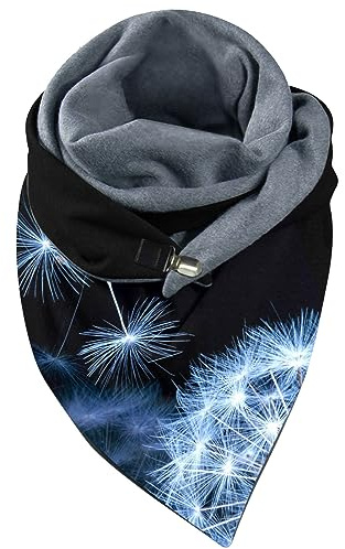 Schal Damen Dreiecksschal Elegant Farbe Katze Tier Drucken Button Dreieckstuch Warmee Herbstschal Winterschal Karo Tartan Halstücher Cape Herbstschal Mit Knöpfen Weich Scarf Dreieckstuch Lätzchen