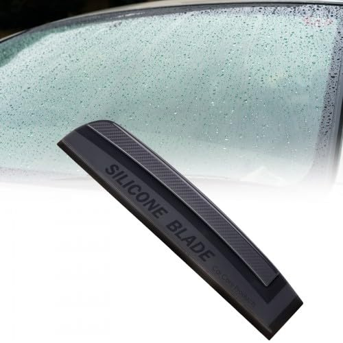 Car Squeegee, Wasser Gummi Fensterabzieher, Silikon Auto Abzieher, Wasser Gummi Abzieher, Auto Water Blade, Silikon Wasserabzieher Autoabzieher für Auto Fensterwischer Dusche Fenster Spiegel