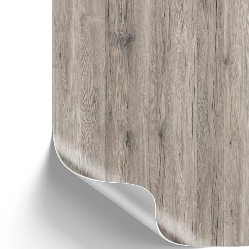[13,89€/m²] Klebefolie in Holz-Optik inkl. Rakel & E-Book I Selbstklebende Holz Folie für Möbel & Küche - hitzebeständig & abwaschbar I Möbelfolie I Dekofolie (Sanremo Eiche sepia, 5m x 67,5cm)