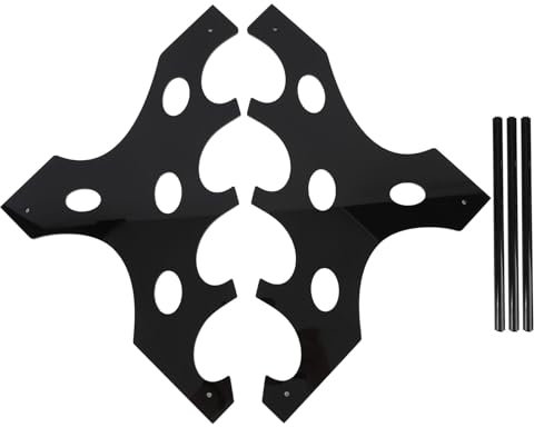 CHEOTIME Espositore per spada in acrilico, supporto per esposizione per spada da tavolo versatile a 4 livelli per la casa