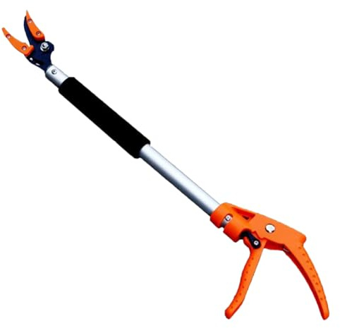 Pruner Long Handle Reach, Long ReachPruner, Garden Trimmer, Garden Tool Pruning Shears, LongReach Tree Pruner, Handled Secateurs for Tree Branches, Fruit Pick, Trimming Lopper