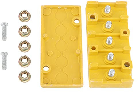 HERCHR E Bike Connection Box, 5 Pole Electrical Motor Controller Wire Connection Box Bike Wire Connector Arrangement for EBike Motor Lines