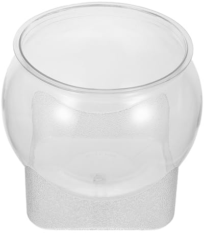 iplusmile Aquarium de Bureau Transparent Multifonction Bol à Poisson Spacieux et Vase à Plantes Résistantes Décor Compact pour Petits Espaces et Animaux Aquatiques