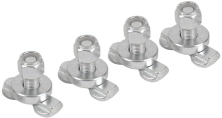 FILWY Trailer Hook Screw Mount Tiedown Anchor Point M10x30mm M10 Compatible with Automotive Motorcycle Parts for Snowmobile Van Airline Track(4pcs)