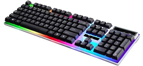 Clavier de Jeu Ergonomique – Design Compact, Touches mécaniques flottantes, Action de étanche, pavé de contrôle de Bureau Stable, Configuration Manuelle réactive, Station d'entrée Rapide précise