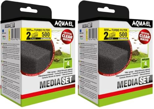 Aquael Schwamm Turbo 500 2 Stück, 113908 (Packung mit 2)