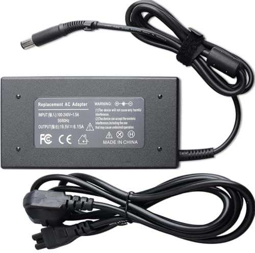 120W Power Supply Charger Compatible with HP Thunderbolt Dock 120W G2 G4 Pavilion 27 All-in-One TouchSmart ProOne ProDesk EliteDesk Desktop Pavilion Envy DV8 DV7 DV6 EliteBook ProBook 8730w 6455b