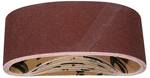 PROFI Schleifbänder 100 x 560 mm P40 – Schleifband für Bandschleifer & Ersatzbänder – Premium Korund für Holz & Metall – Schleifpapier (P40-P400 wählbar) (10 Stück)