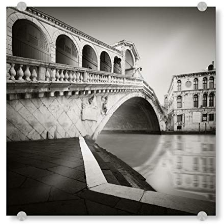 artboxONE Acrylglasbild 20x20 cm Städte Rialtobrücke Ponte di Rialto Venedig - Bild Venedig Adria Alt