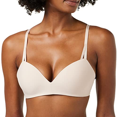 Calvin Klein Damen Demi-Cups BH Lift Stretch, Beige (Beechwood), 75A