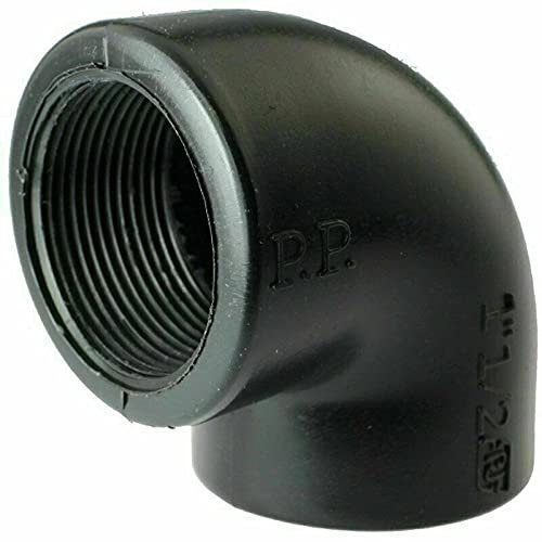STEMAX-Wassertechnik: PP Gewindefitting, Winkel 90° IG x IG, Größe: 1 x 1