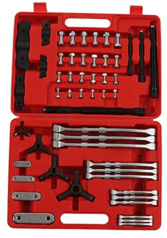 KIMISS Lagerabzieher-Satz， Lagertrennsatz， 72-teiliges Getriebenaben-Abzieher-Lagertrenner-Set, Professionelles Auto-Reparaturwerkzeug, Universell für Riemenscheiben, Kettenräder Autoteile