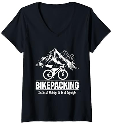 Le vélo de gravier n'est pas un passe-temps, c'est un style de vie T-Shirt avec Col en V
