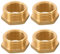 Reductor de latón G3/4 a G1/2(macho Ø 25mm x hembra Ø 20mm),3 piezas Racor de reducción G3/4 macho X G1/2 hembra,racor roscado Racores de latón