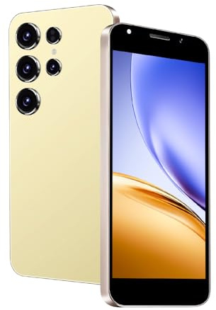 DEMANN GMBH Téléphone déverrouillé, écran de 5.0 Pouces, 2GB RAM + 16GB ROM/TF 128GB, 2MP + 2MP Double caméra, Support 4G LTE FDD TDD, Double Carte SIM, idéal pour Les débutants. (Gold)