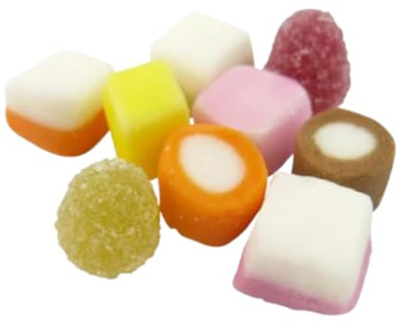 Zorba Online Dolly Mixture Jellies Candy 250g Bag Free from Artificial Colours and Flavours British Sweets