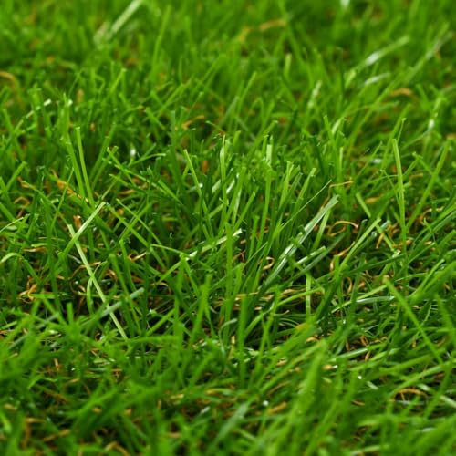 Gecheer Tappeto Erba Sintetica Verde 1x10 m, Densità Alta, Resistente ai raggi UV, Ideale per Patio e Giardino