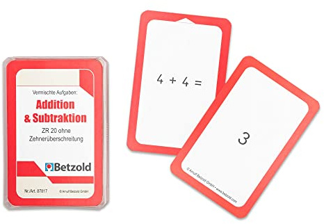 Betzold - Karten für den Magischen Zylinder, Addition/Subtraktion - Mathematik