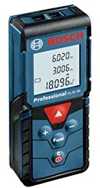 Bosch Telémetro GLM 40, rango de medición de 40 pies, baterías incluidas