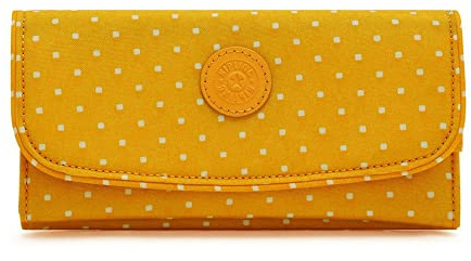 Kipling Damen Money Land Geldb rsen, Soft Dot Gelb, Einheitsgröße EU