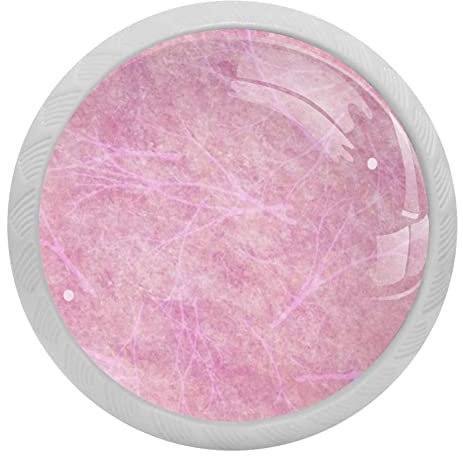Schubladenknöpfe und Knäufe für Schubladen, 3,5 cm, Petrochemische Tinte, Beize, rosa, Kommoden, Schubladenknöpfe für Küche, grüne, fluoreszierende Sensor, Schrankknöpfe, 4 Packungen