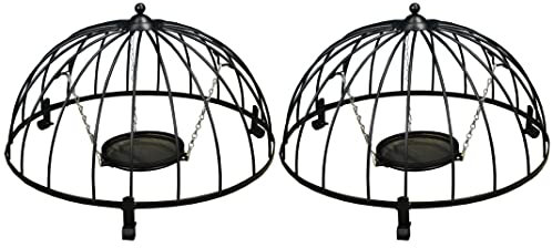Selections Ground Bird Feeder Haven Cage for Black Birds and Starlings (Pack of 2)
