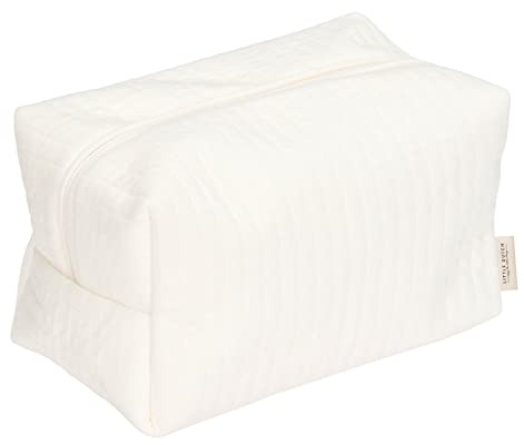 Little Dutch Pflegetasche Täschchen Etui für Unterwegs Baby Soft weiß - Pure